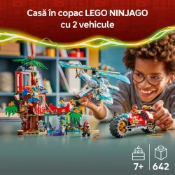 Set construcție Lego Ninjago Ninja Vehicle Tree House Bat, 642 elemente cumpăra în Chișinau. Foto 4