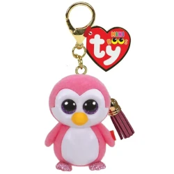 Breloc TY Beanie Boos Clip – Pinguin roz Glider, 10 cm cumpăra în Chișinau. Foto 1
