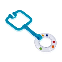 Погремушка BabyJem Rattle Ring Square Blue купить в Кишиневе. Фото 1