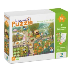 Пазл Dodo Wimmelpuzzle Лето в деревне, 60 элементов купить в Кишиневе. Фото 1