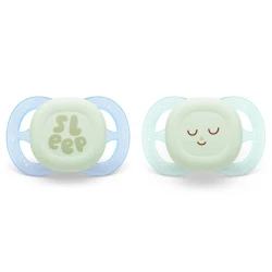 Ортодонтические силиконовые соски Philips Avent Start Nighttime Sleep (0–2 мес.), 2 шт. купить в Кишиневе. Фото 3