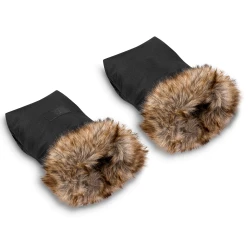 Manusa pentru carucior Lionelo Handmuff Black, 34x44 cm cumpăra în Chișinau. Foto 1