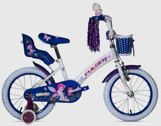 Bicicleta Fulger Fairy alb/violet, roți 16 cumpăra în Chișinau. Foto 1
