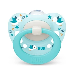 Пустышка ортодонтическая силиконовая NUK Signature 0-6 мес купить в Кишиневе. Фото 3