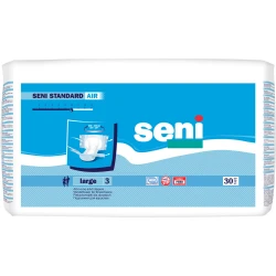 Подгузники для взрослых Seni Standard Air 3, размер L, 30 шт. купить в Кишиневе. Фото 1