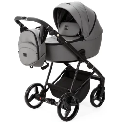 Коляска 2 в 1 Adamex Blanc Deluxe Dark Grey купить в Кишиневе