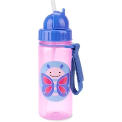 Cană cu pai Skip Hop Zoo Butterfly (12 luni+), 385 ml cumpăra în Chișinau