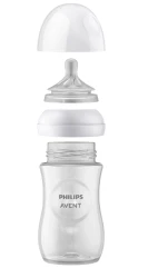 Set de biberoane pentru bebeluși din polipropilenă Philips Avent Natural Response, 260 ml, 3 buc. cumpăra în Chișinau. Foto 3