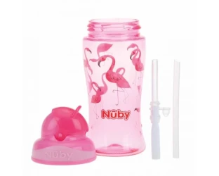 Cană cu pai Nuby Flip It 12 luni+ 360 ml cumpăra în Chișinau. Foto 4