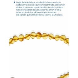 Янтарное ожерелье BabyJem Honey купить в Кишиневе. Фото 7