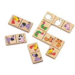 Настольная игра Viga Dominoes Animals купить в Кишиневе. Фото 2