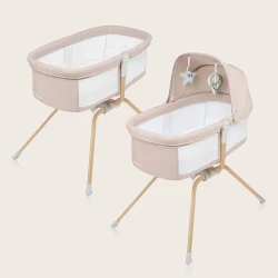 Кроватка Co-sleeper 3 в 1 Lionelo Malin Evo Beige Natural купить в Кишиневе. Фото 2