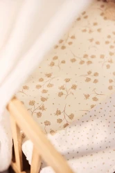 Cearsaf de pat cu elastic Jollein Jersey Leafy Dreams, 120x60 cm cumpăra în Chișinau. Foto 6