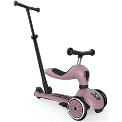 Самокат 2 в 1 Scoot&Ride Highwaykick 1 Push and Go Wildberry купить в Кишиневе