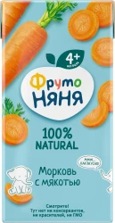 Suc din morcov ФрутоНяня (4 luni+), 200 ml cumpăra în Chișinau. Foto 1