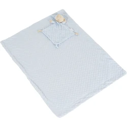 Пледик с игрушкой Moni Bennie Blue, 100x75 см купить в Кишиневе. Фото 2