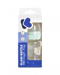 Бутылочка для кормления из стекла Kikkaboo Jungle King Mint, 120 мл купить в Кишиневе. Фото 3