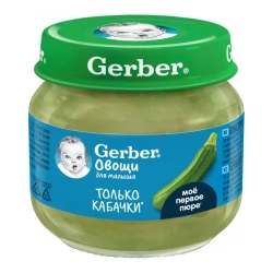 Piure Gerber Dovlecel (4 luni+), 80 g cumpăra în Chișinau. Foto 1