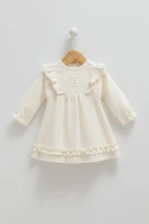 Rochiță cu mânecă lungă Caramell My Baby Ivory (3-6L) cumpăra în Chișinau. Foto 1