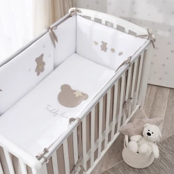 Lenjerie de patut Perina Teddy love Bej (6 piese), 120x60 cm cumpăra în Chișinau. Foto 8