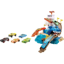 Set constructie Hot Wheels Color Shifters Sharkport Showdown Track, 8 elemente cumpăra în Chișinau. Foto 6