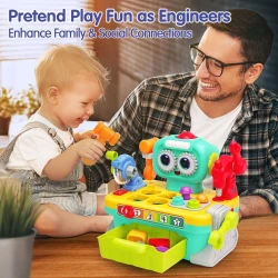 Jucărie interactivă Hola Toys 9 in 1 Robot Workbench cumpăra în Chișinau. Foto 4