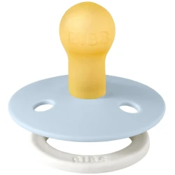 Пустышка круглая из латекса Bibs Colour Glow Iron & Baby Blue (0-6 мес.), 2 шт. купить в Кишиневе. Фото 5
