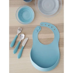 Набор столовых приборов Beaba  Airy Green 3 шт купить в Кишиневе. Фото 2