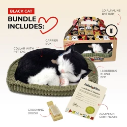 Jucărie de pluș Perfect Petzzz Kitten Black & White, 26 cm cumpăra în Chișinau. Foto 2