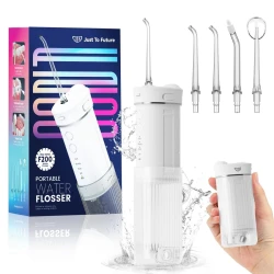 Портативный ирригатор JTF Sonic F300 с 5 насадками и УФ-лампой White купить в Кишиневе. Фото 2