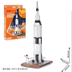 Puzzle 3D Cubic Fun Saturn V Rocket, 24 piese cumpăra în Chișinau. Foto 4