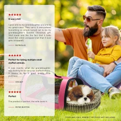 Переноска для игрушечных животных Perfect Petzzz Tote Pink купить в Кишиневе. Фото 4