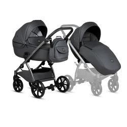 Carucior 2 in 1 TUTIS UNO5+ LEATHER Licorice cumpăra în Chișinau. Foto 7