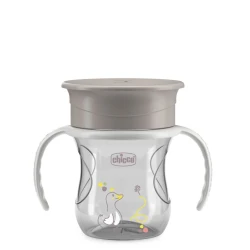 Cană Chicco Perfect 360 Grey (12 luni+), 200 ml cumpăra în Chișinau