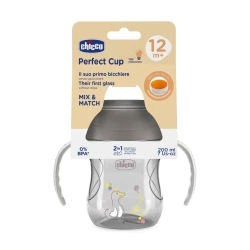 Cană Chicco Perfect 360 Grey (12 luni+), 200 ml cumpăra în Chișinau. Foto 2