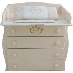 Комод-пеленальный столик Miracolo Корона Кремовый купить в Кишиневе. Фото 2