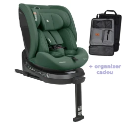 Scaun auto 40-150 cm (i-Size) Isofix KikkaBoo i-Orbit Army Green, rotativ 360 cumpăra în Chișinau