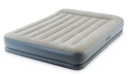 Saltea gonflabilă Intex Velur Pillow Rest Mid-Rise Air cu tetieră și pompă electrică încorporată 220 V cumpăra în Chișinau. Foto 1