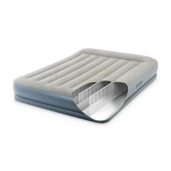 Saltea gonflabilă Intex Velur Pillow Rest Mid-Rise Air cu tetieră și pompă electrică încorporată 220 V cumpăra în Chișinau. Foto 4