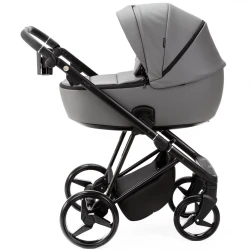 Коляска 2 в 1 Adamex Blanc Deluxe Dark Grey купить в Кишиневе. Фото 3