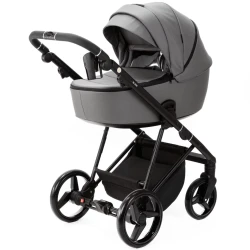 Коляска 2 в 1 Adamex Blanc Deluxe Dark Grey купить в Кишиневе. Фото 6