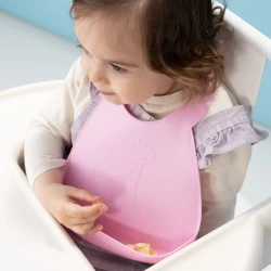Слюнявчик из силикона WeeBaby Prime Розовый, Оранжевый, Фиолетовый, Голубой купить в Кишиневе. Фото 10