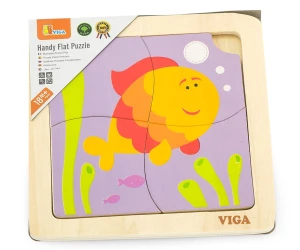 Puzzle din lemn Viga Pește, 4 elemente cumpăra în Chișinau. Foto 2