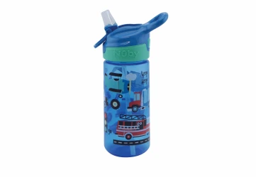 Cană cu pai Nuby Flip It Reflex (3 ani+), 540 ml cumpăra în Chișinau. Foto 5
