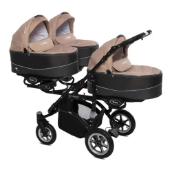Коляска для тройни 2 в 1 BabyActive Trippy Beige купить в Кишиневе. Фото 1