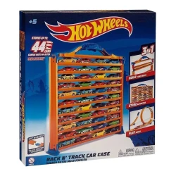 Garaj-pistă Hot Wheels Rack N' Track Car Case HWCC9 pentru 44 de mașinuțe cumpăra în Chișinau. Foto 1
