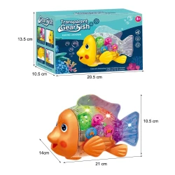 Jucărie interactivă Epid Transparent Gear Fish cumpăra în Chișinau. Foto 2