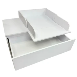 Комод-пеленальный столик Eucalyptus Giovanni90 (3 ящиков) PAL White купить в Кишиневе. Фото 5