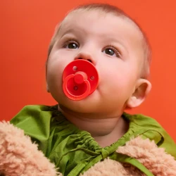 Круглые латексные соски Bibs Colour Baby Pink & Tango (6-18 мес.), 2 шт. купить в Кишиневе. Фото 3