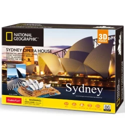 Puzzle 3D Cubic Fun Sydney Opera House, 86 elemente cumpăra în Chișinau. Foto 1
